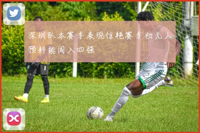 深圳队本赛季表现惊艳赛季初无人预料能闯入四强