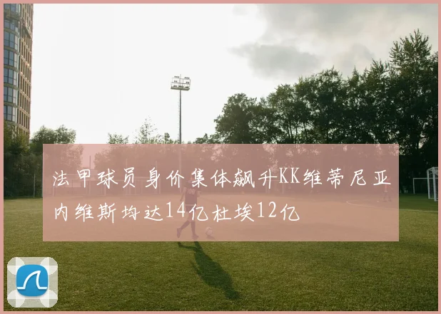 法甲球员身价集体飙升KK维蒂尼亚内维斯均达14亿杜埃12亿